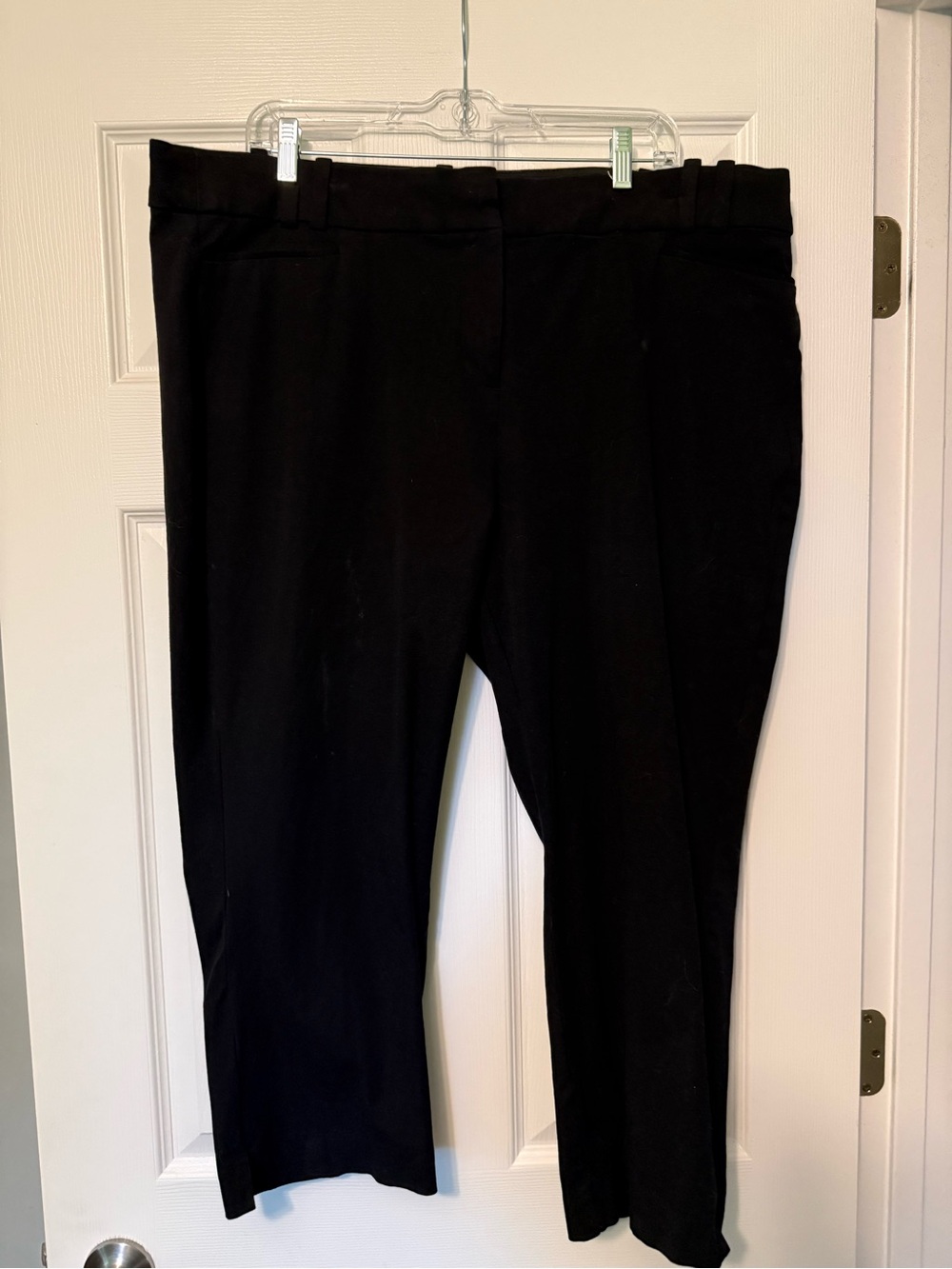 Lane Bryant Black capris